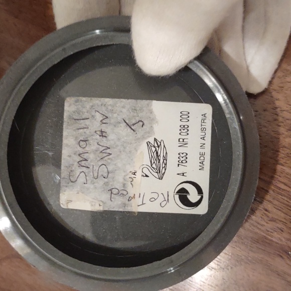 Swarovski Silver Crystal "Small Swan" Made in Austria. - Picture 6 of 10